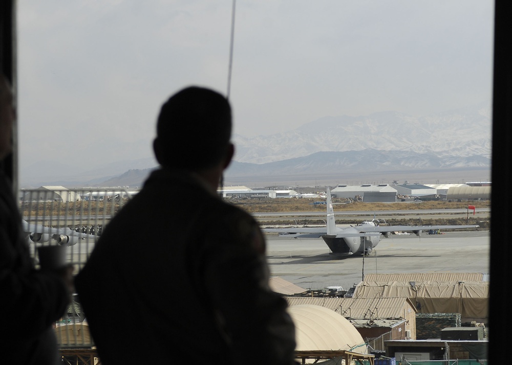 ACC Commander General William Fraser III visits troops at Bagram Airfield