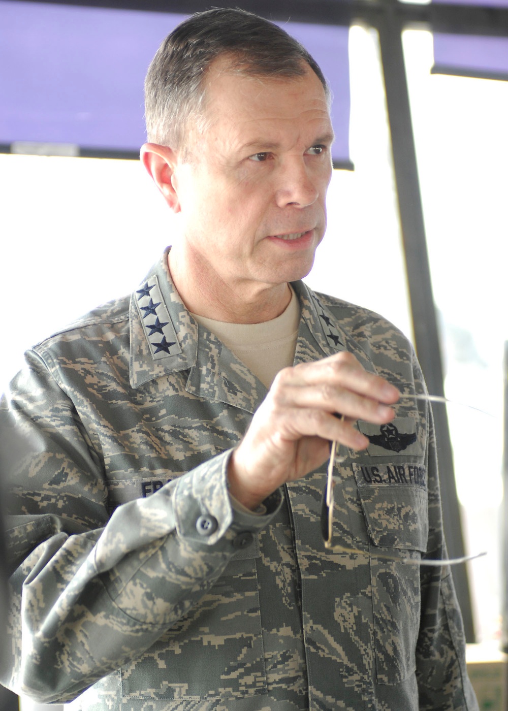 ACC Commander General William Fraser III visits troops at Bagram Airfield