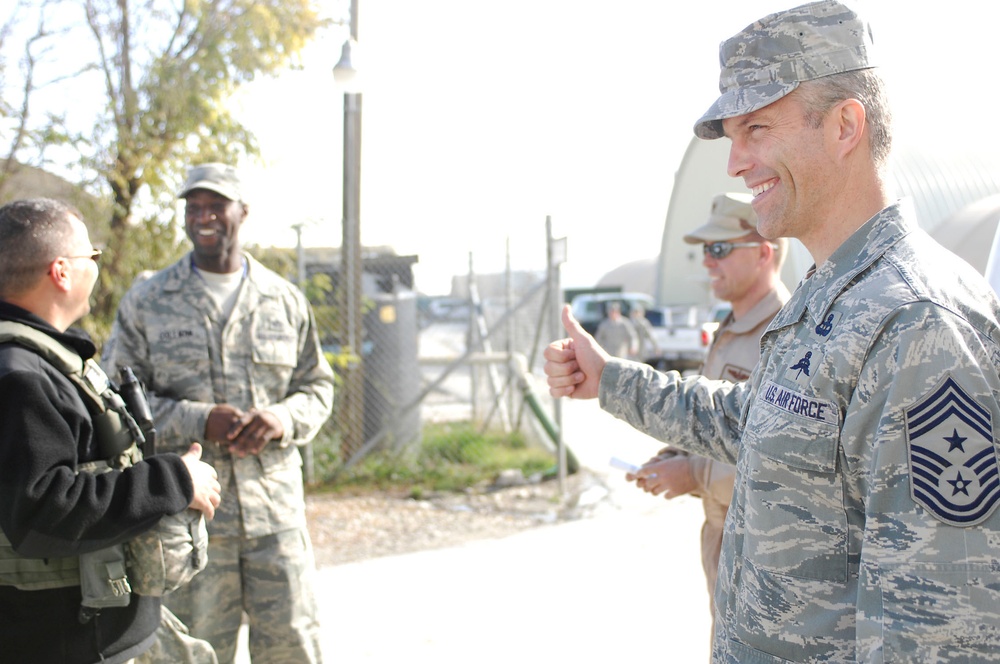 ACC Commander General William Fraser III visits troops at Bagram Airfield