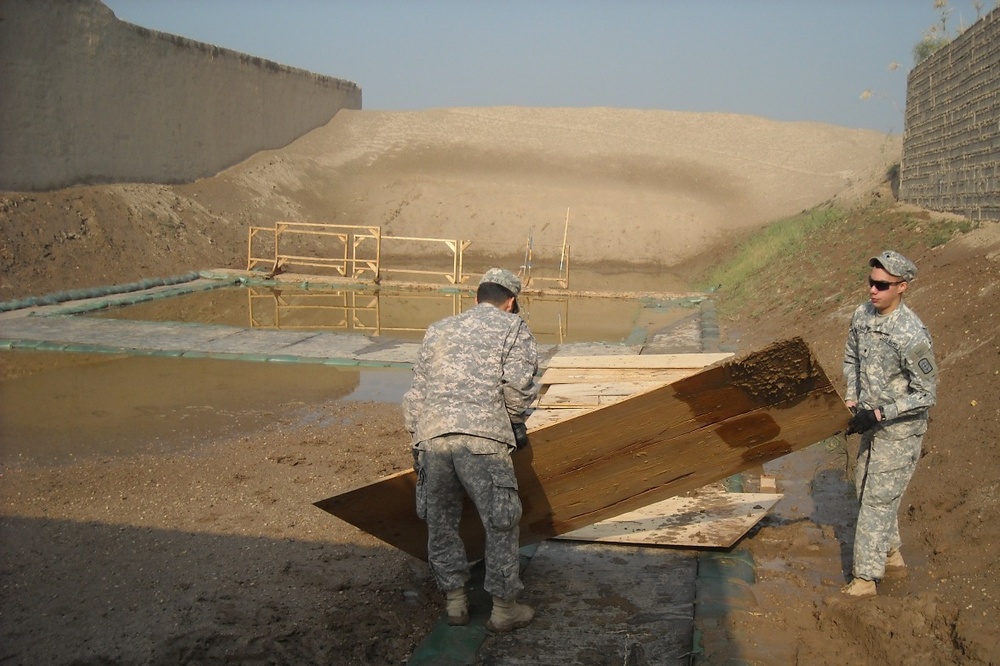 Engineers repair Arizola range