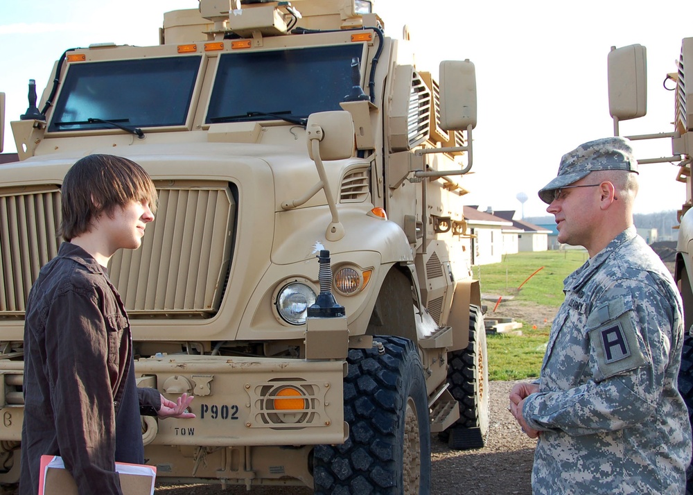 Student Plans Future in the Military