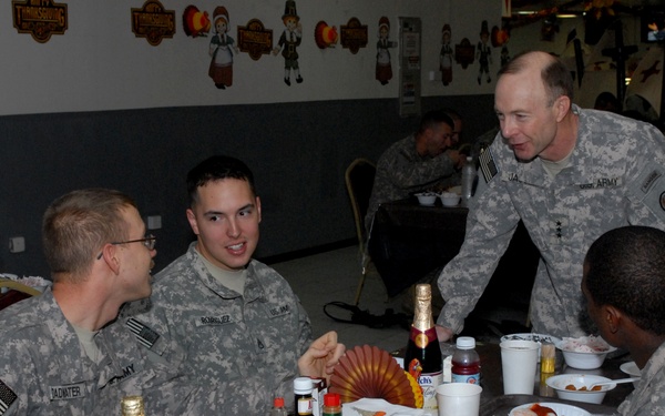 Jacoby visits on Thanksgiving