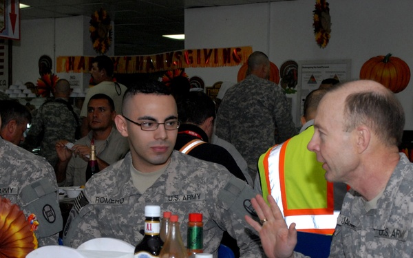 Jacoby visits on Thanksgiving