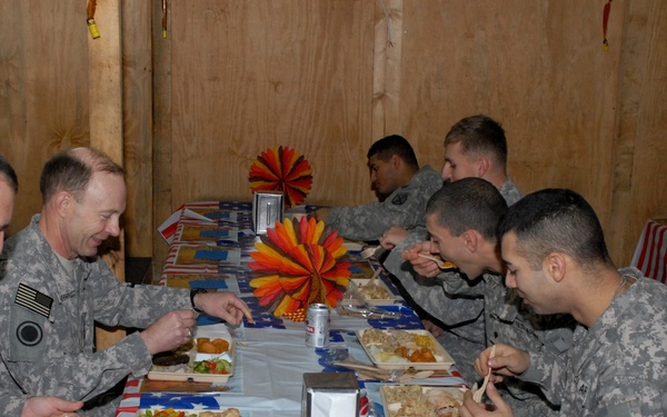 Jacoby visits on Thanksgiving