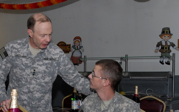 Jacoby visits on Thanksgiving