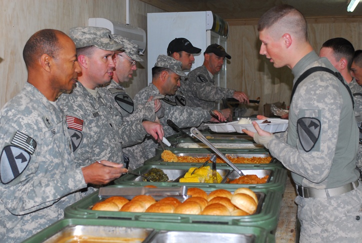 Turkey for the troops