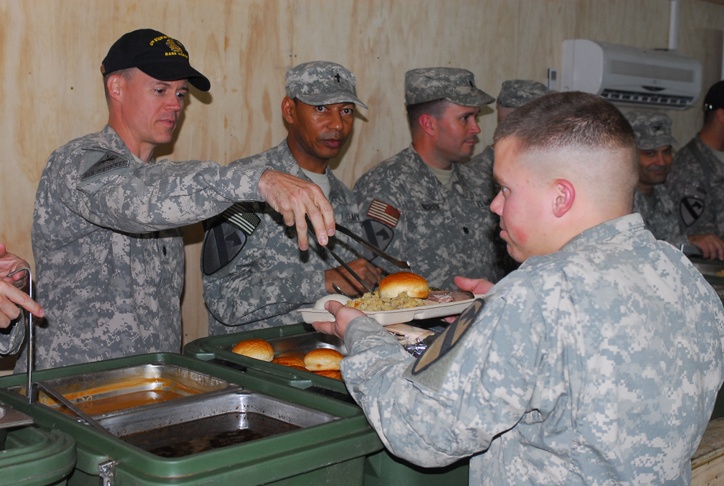 Turkey for the troops