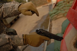 All clear at clearing barrel