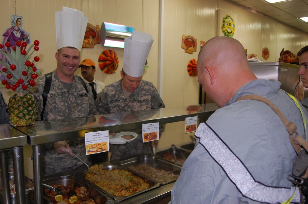Thanksgiving at Contingency Operating Base Adder
