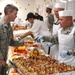 Thanksgiving celebration with deployed family