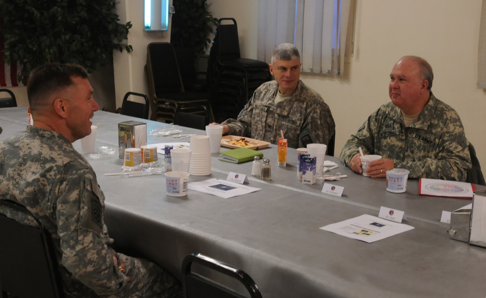 Army Under Secretary Westphal visits Camp Eggers