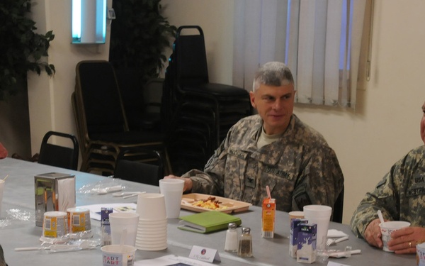 Army Under Secretary Westphal visits Camp Eggers