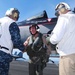 Gen. David H. Petraeus visits the crew of USS Nimitz on Thanksgiving Day
