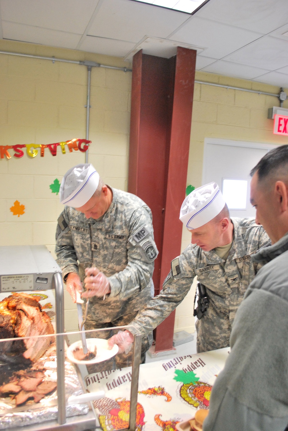 TF Protector Command Serves Thanksgiving Feast