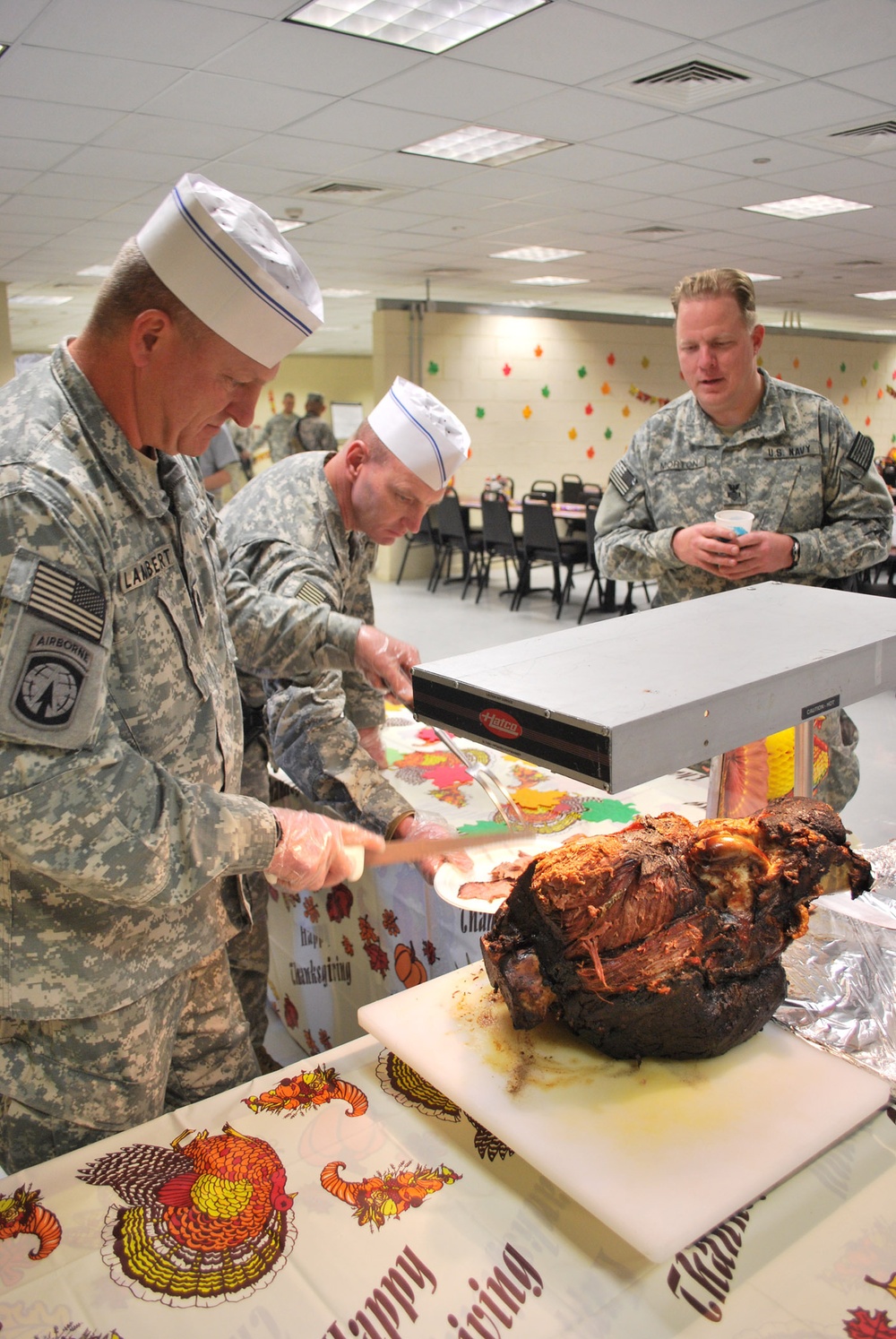 TF Protector Command Serves Thanksgiving Feast