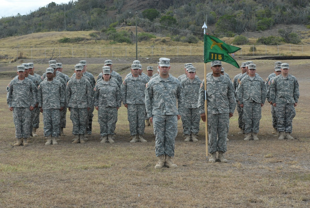 Rhode Island National Guard 115th MP Assumes Authority at JTf Guantanamo