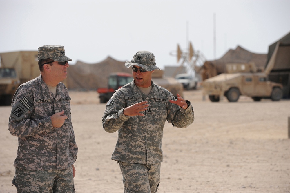 Third Army Deputy Commanding General visits Patriot Missile sites in Bahrain