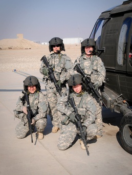 Unit's first all-female MEDEVAC team makes history