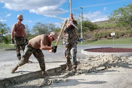 NMCB-25 Repairs MWR Facilities for Joint Task Force, Naval Station Residents