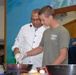 Guest Chef Andre Halson Prepares a Pecan Butterscotch During a Food Demonstration at Naval Station Guantanamo Bay