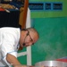 Guest Chef Andre Halson Prepares a Creme Anglaise During a Food Demonstration at Naval Station Guantanamo Bay