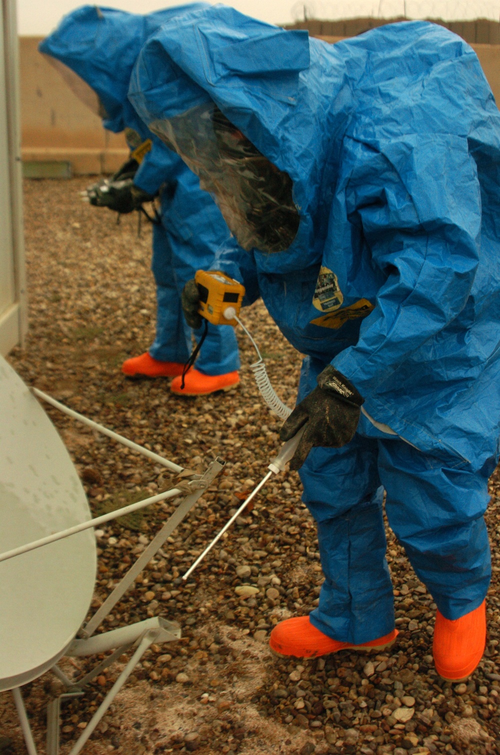 Soldiers conduct HAZMAT exercise