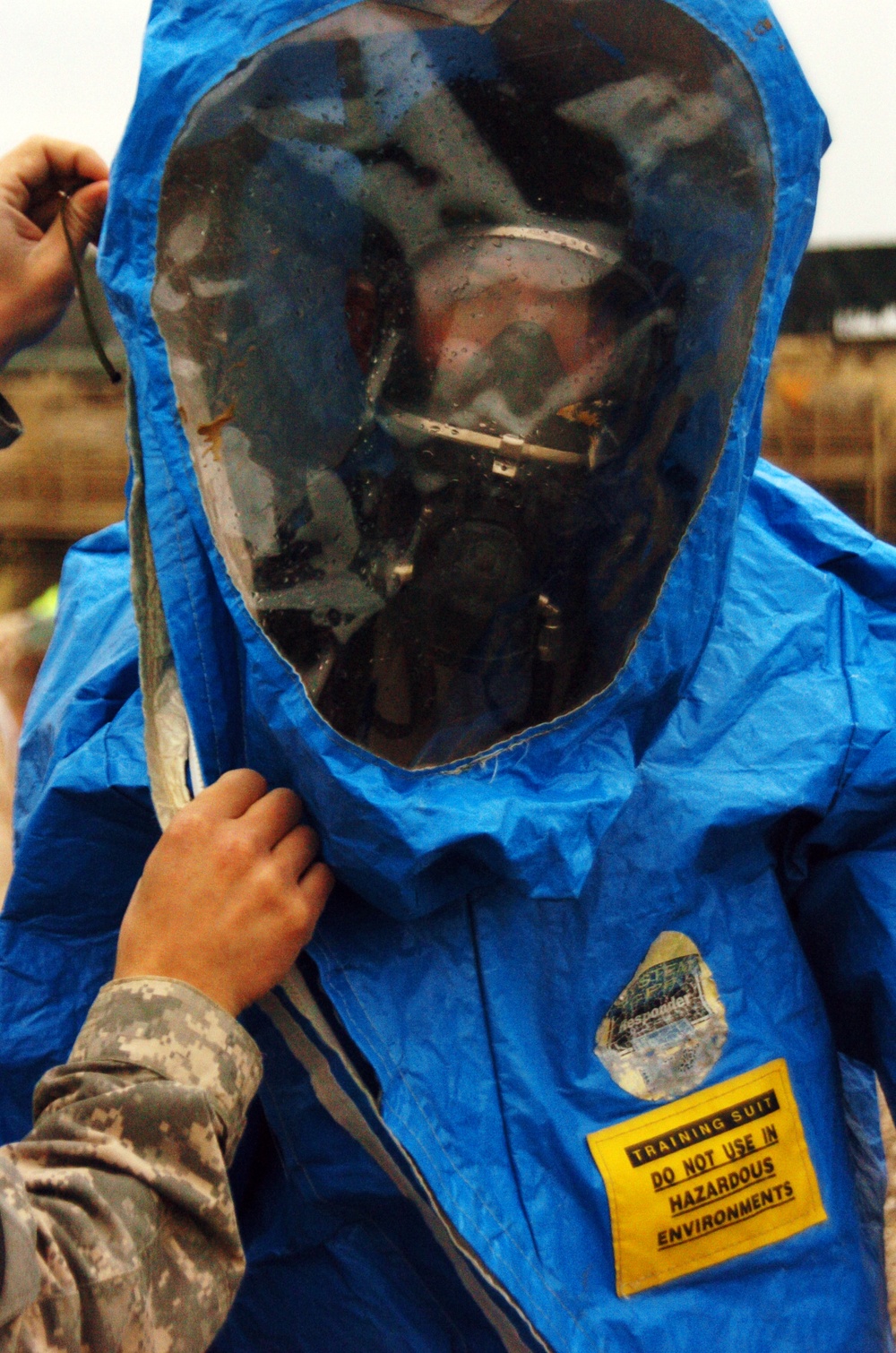 Soldiers conduct HAZMAT exercise