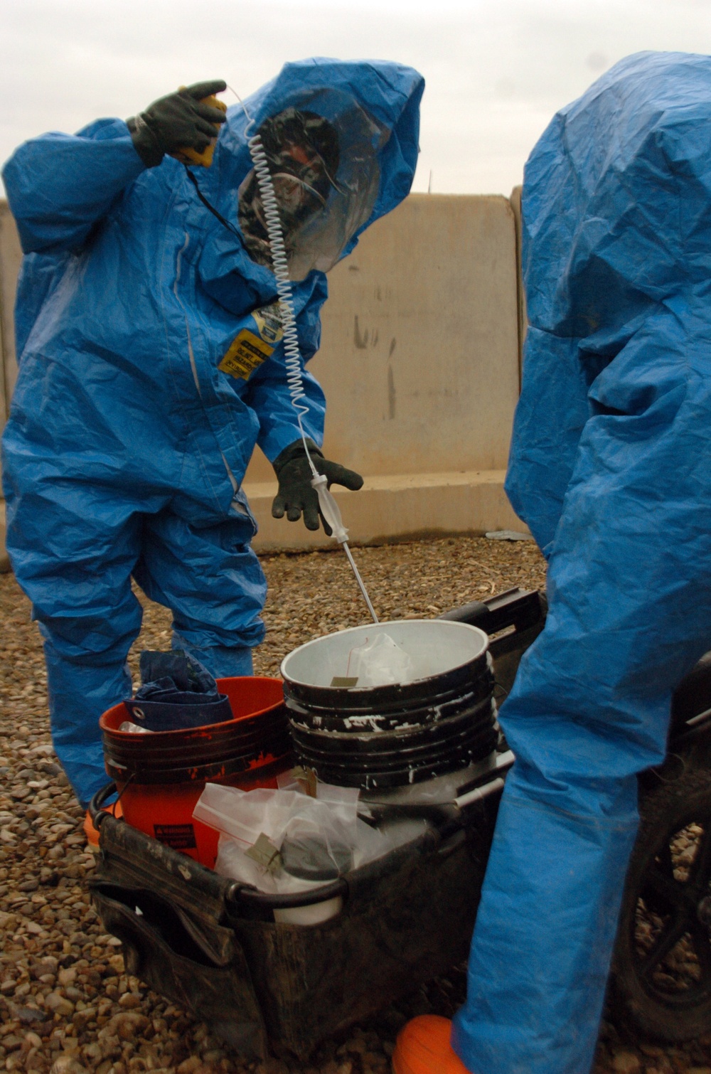 Soldiers conduct HAZMAT exercise