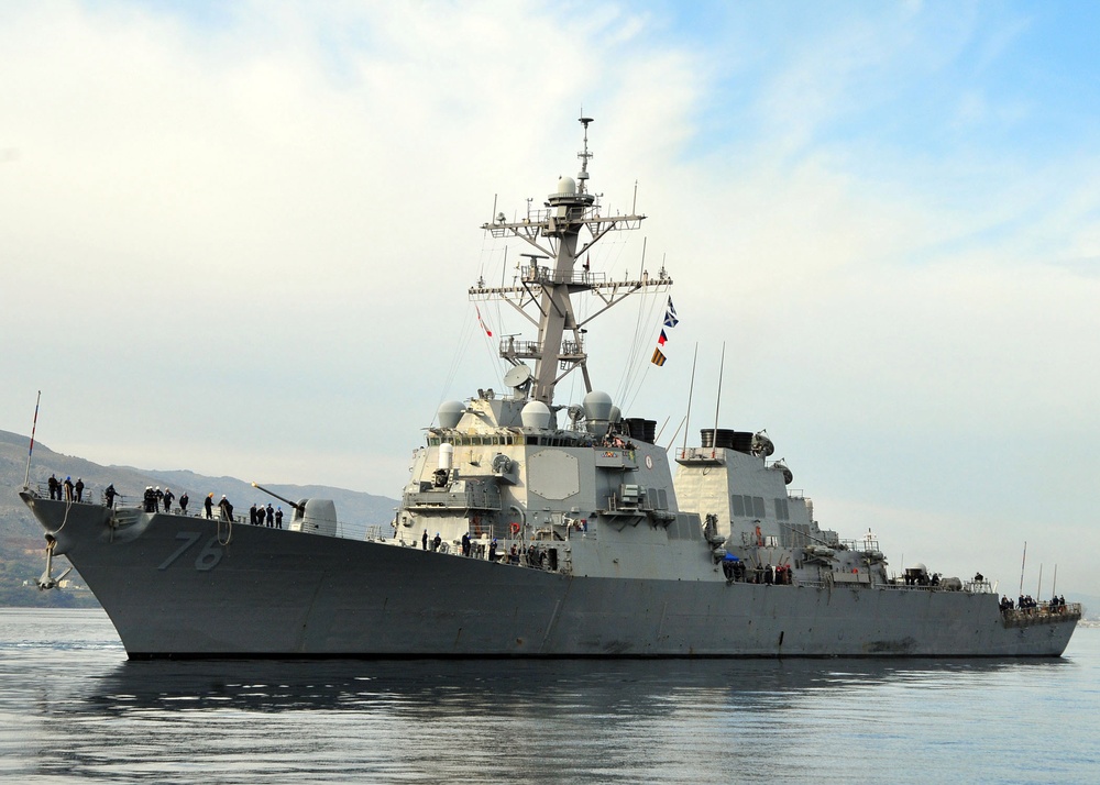 USS Higgins in Greece