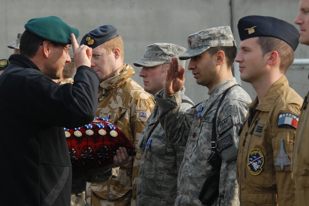 Medal ceremony in Kabul