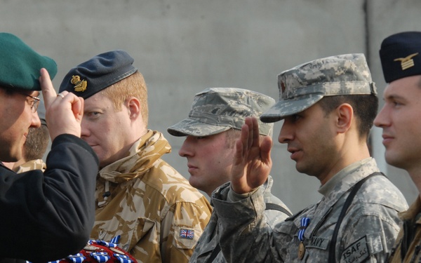 Medal ceremony in Kabul