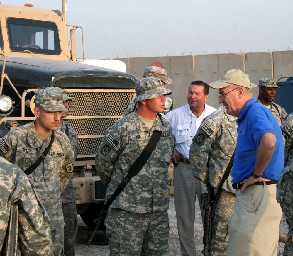 Assistant Secretary of Defense for Reserve Affairs visits troops in Iraq