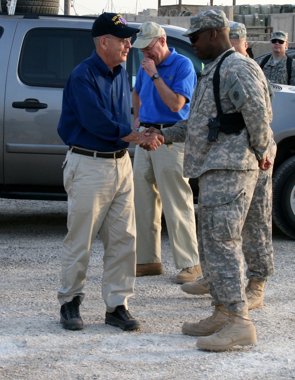 Assistant Secretary of Defense for Reserve Affairs visits troops in Iraq