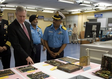 Secretary of the Navy visits service members on Thanksgiving