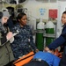 Sailors practice medical procedures