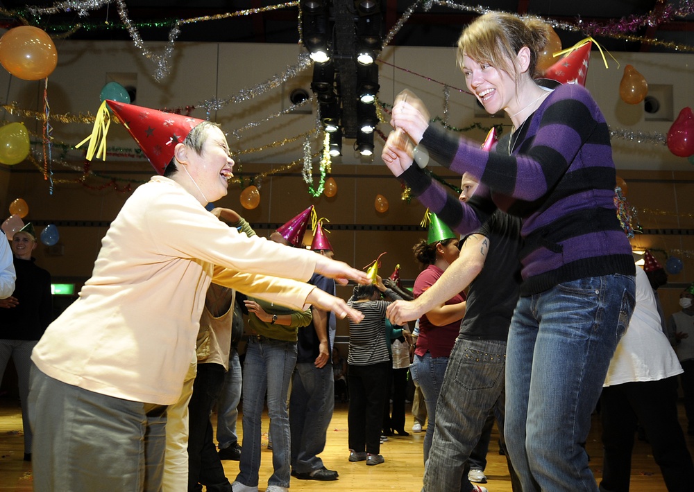 Fleet Activities Yokosuka hosts Christmas Disco Party