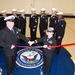 Sailors cut the ribbon, celebrate a Drill deck resurfacing