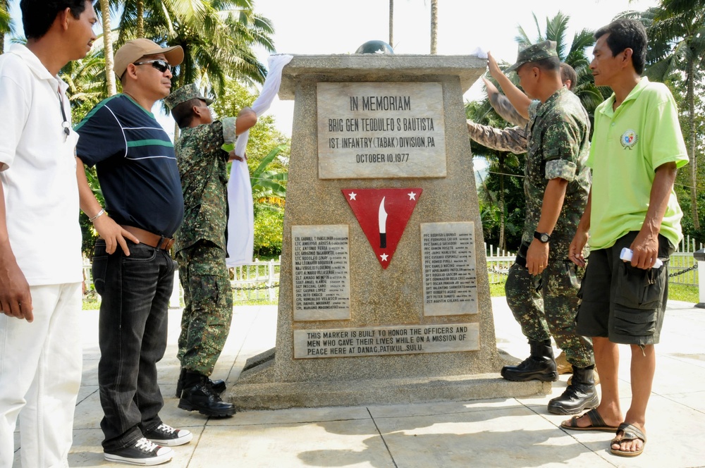 AFP and JSOTF-P Unveil Shrine and Conduct MEDCAP