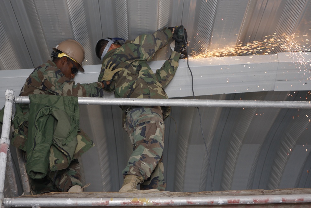 NMCB-4 upgrades Camp Wilson's facilities