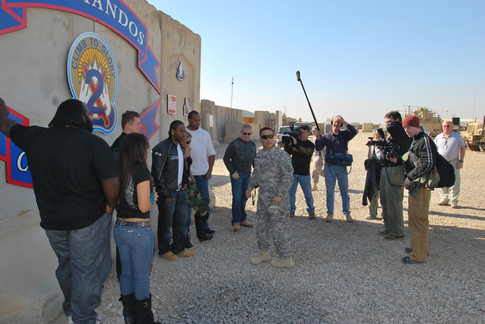 WWE Superstars Visit 2BCT Soldiers