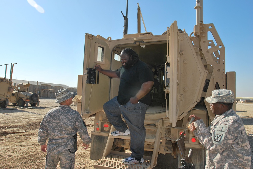 WWE Superstars Visit 2BCT Soldiers