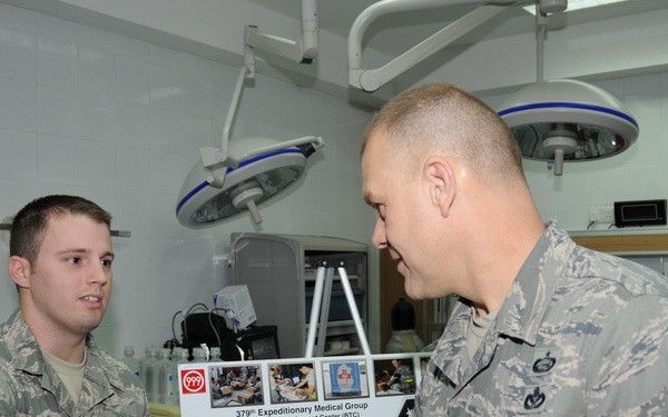 Senior AF enlisted member visits Southwest Asia
