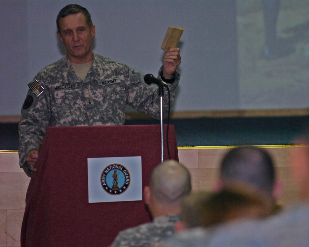 Deployed Guardsmen honor 373 years of lineage