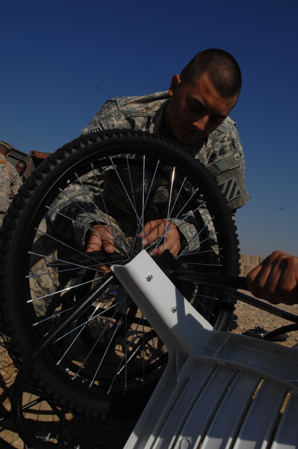 DVIDS Images Wheelchair assembly [Image 4 of 13]