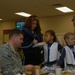 Indianapolis Colts Cheerleaders visit mobilized Soldiers at Camp Atterbury