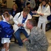 Indianapolis Colts Cheerleaders visit mobilized Soldiers at Camp Atterbury