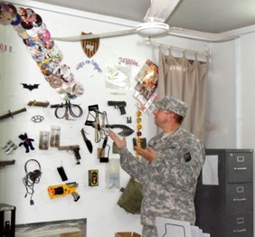 Postal team displays a wall of shame