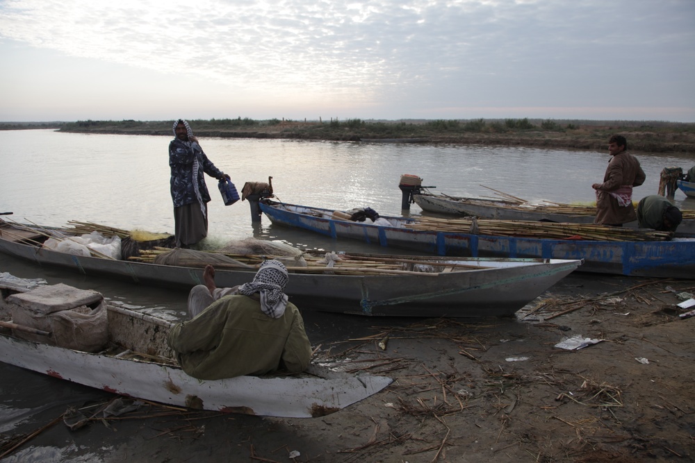 Iraqi fishermen