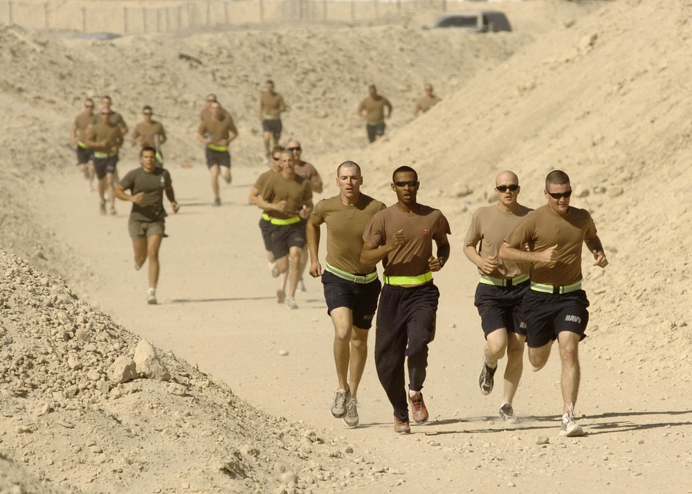 NMCB 74 Celebrates Mid Deployment