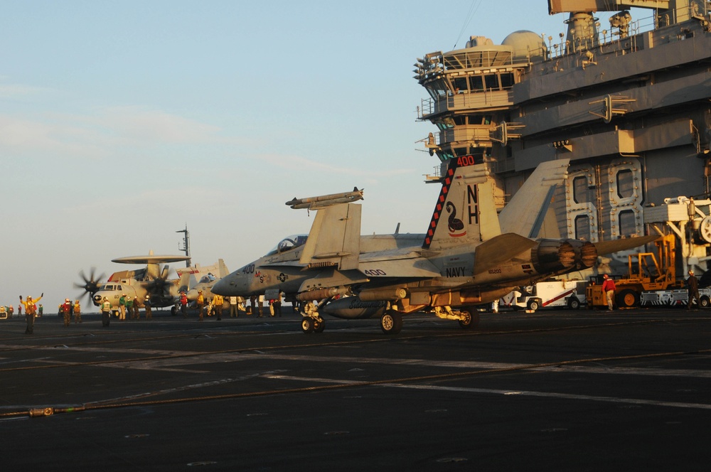 USS Nimitz maintains mission readiness